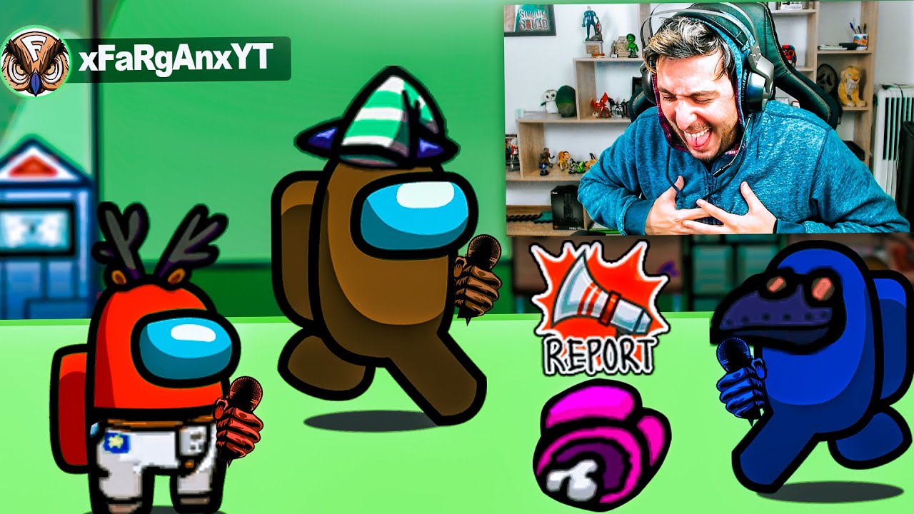 AMONG US | MEJORES MOMENTOS con VOZ DE PROXIMIDAD! MUY DIVERTIDO JAJAJA