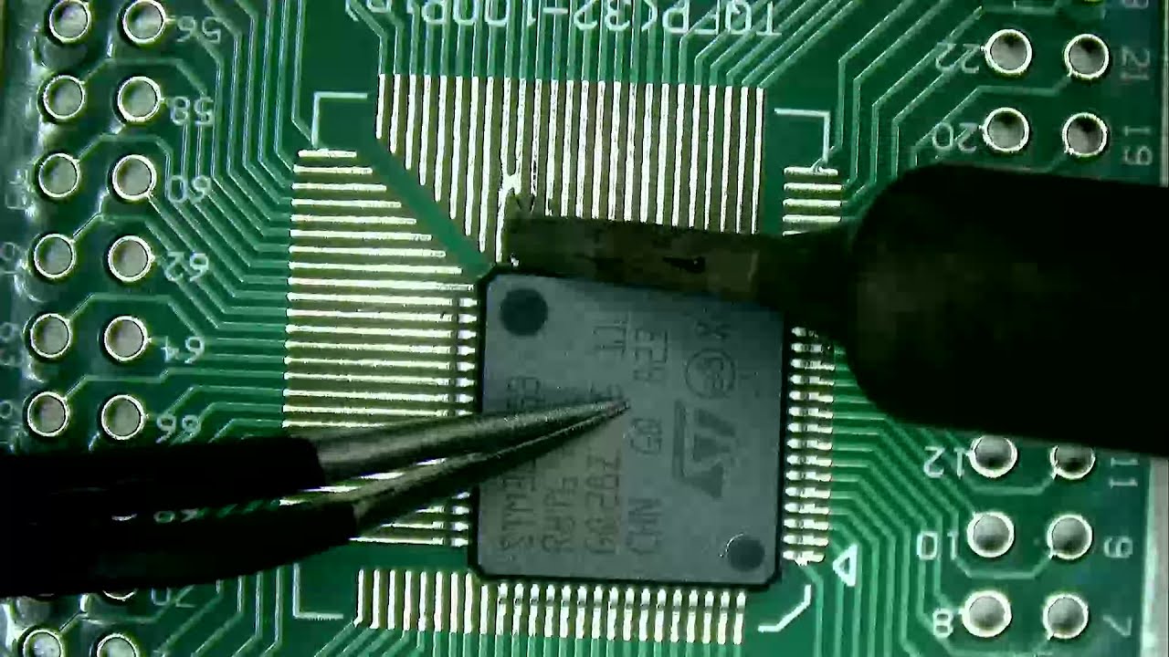Drag Solder STM32 Chip