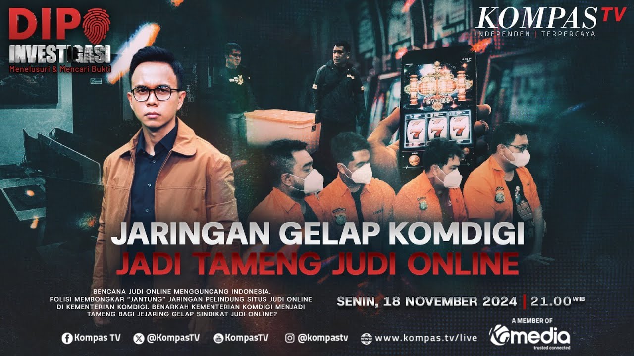 LIVE - Polisi Bongkar Praktik Judol, 10 Pegawai Komdigi Ditetapkan Jadi Tersangka | DIPO INVESTIGASI