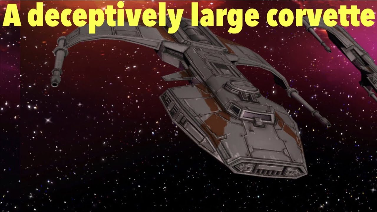 The Marauder-class assault corvette | yes this was a corvette not a starfighter
