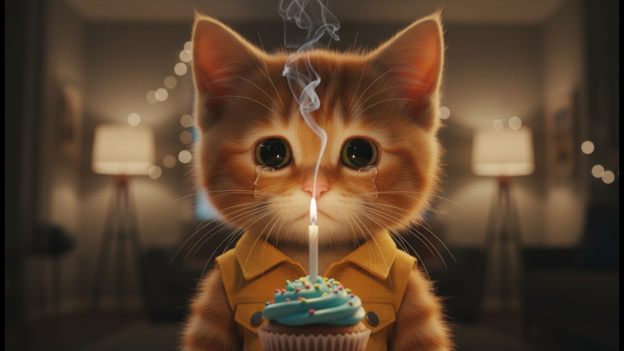 Lio's Sad Birthday: Why nobody came? 😿