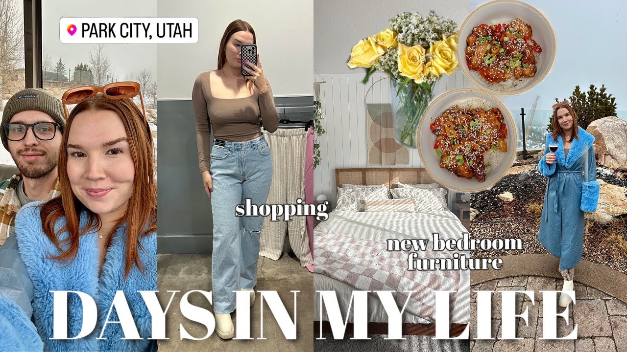 VLOG | New Bedroom Furniture, Abercrombie + Thrift Haul, Trip w/ Jared