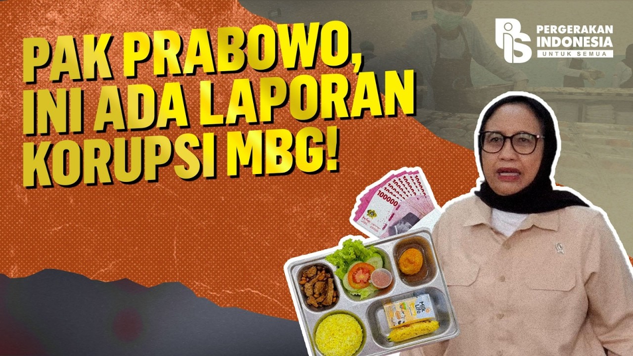 Pak Prabowo, Ini Ada Laporan Korupsi BGN!