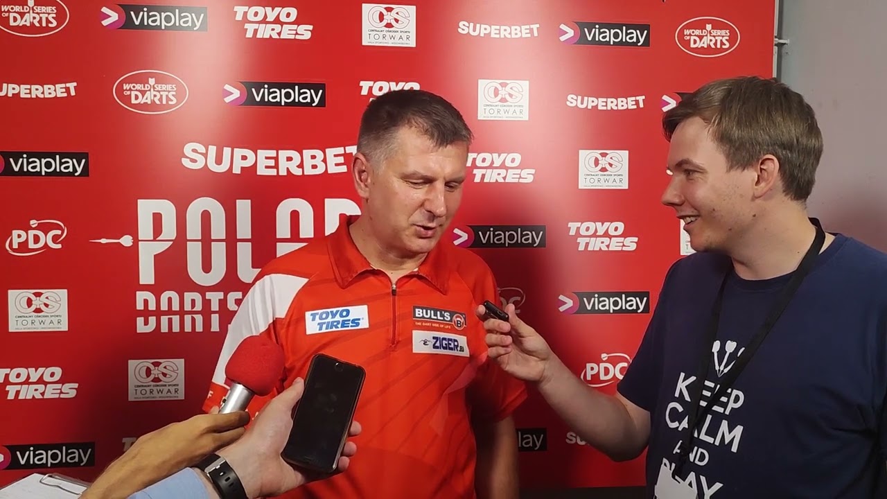 Poland Darts Masters 2023 - Krzysztof Ratajski w rozmowie z Tomaszem Pijanowskim