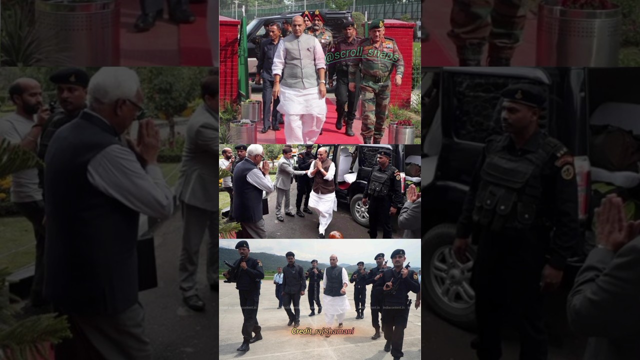defence minister- rajnath singh security incident 😱 || lucky bisht #shorts