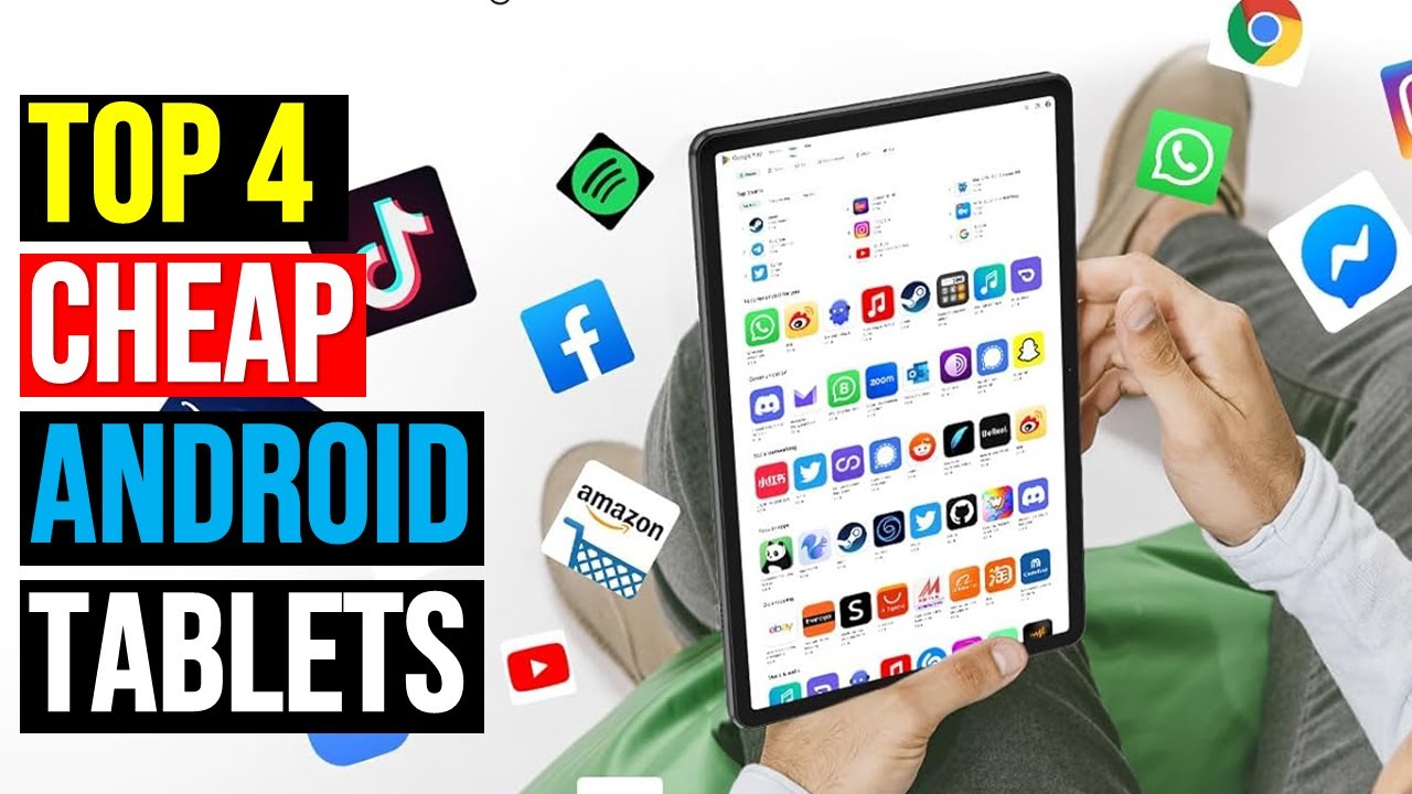 ✅ Top 4 BEST Cheap Android Tablets in [2024]