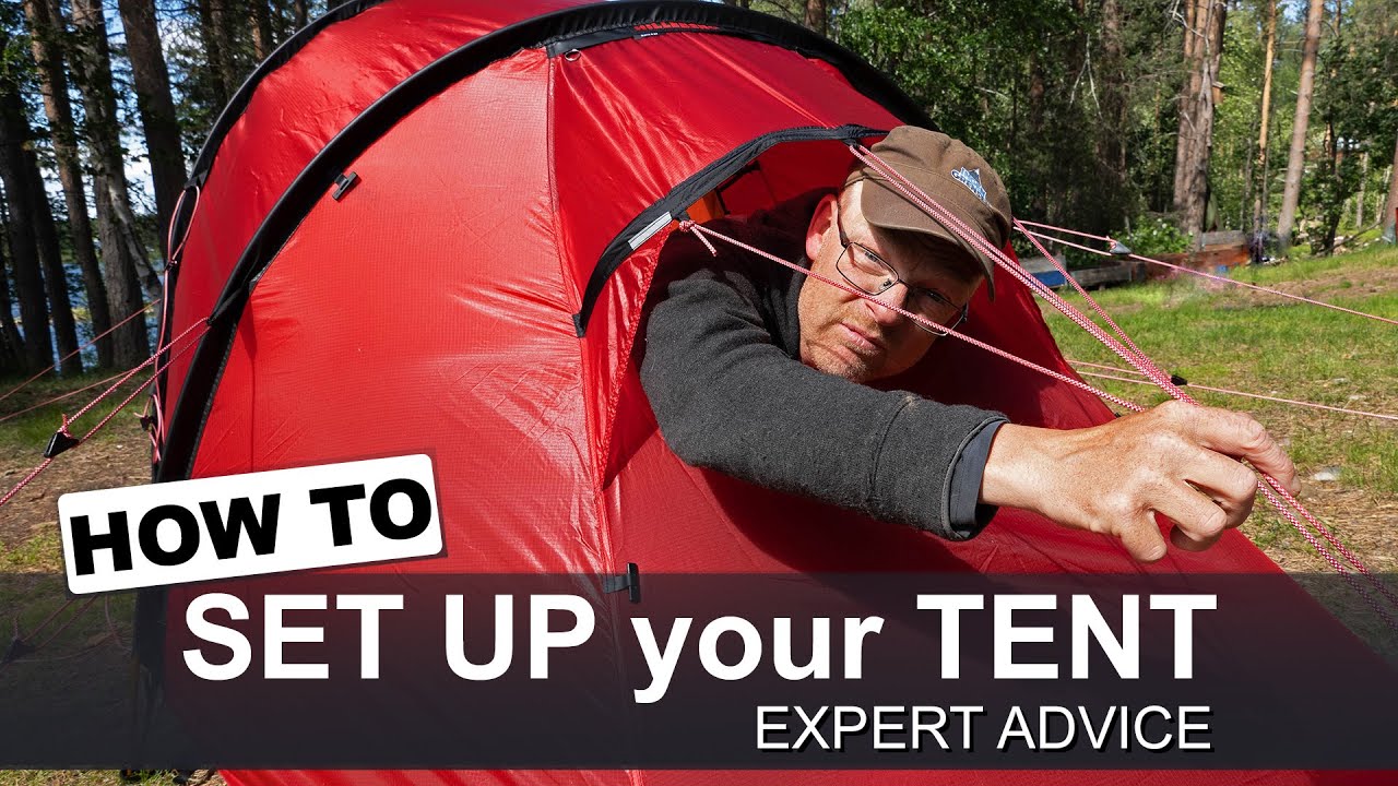 EXPERT ADVICE how to SET UP a TENT the best way | PITCH a TUNNEL TENT, Hilleberg tents