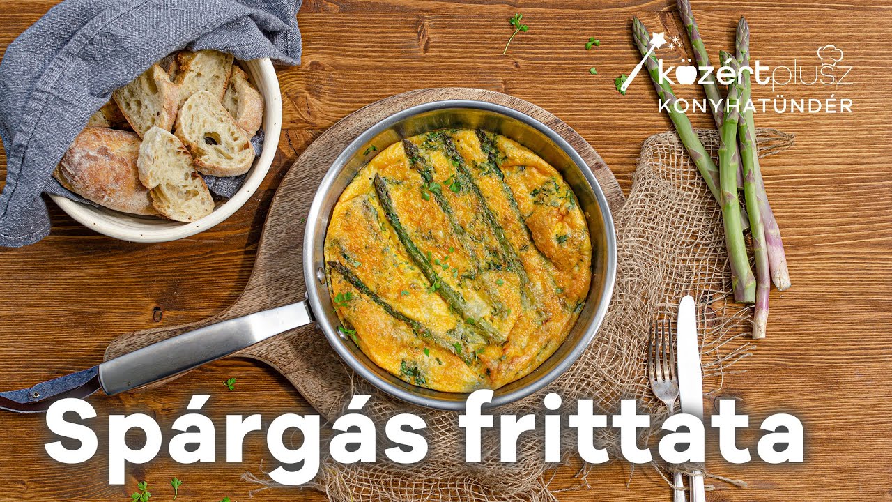 Tavaszköszöntő spárgás frittata