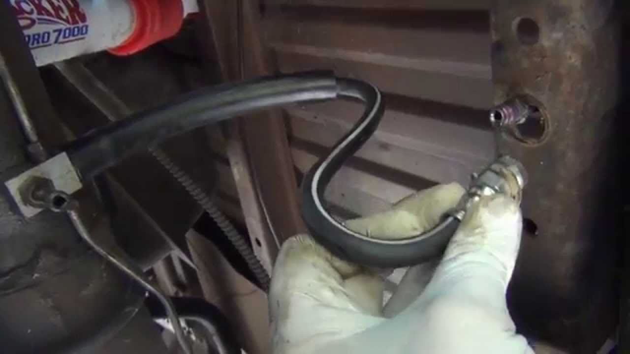 1982 Ford F150 Rear Brake Hose Replacement