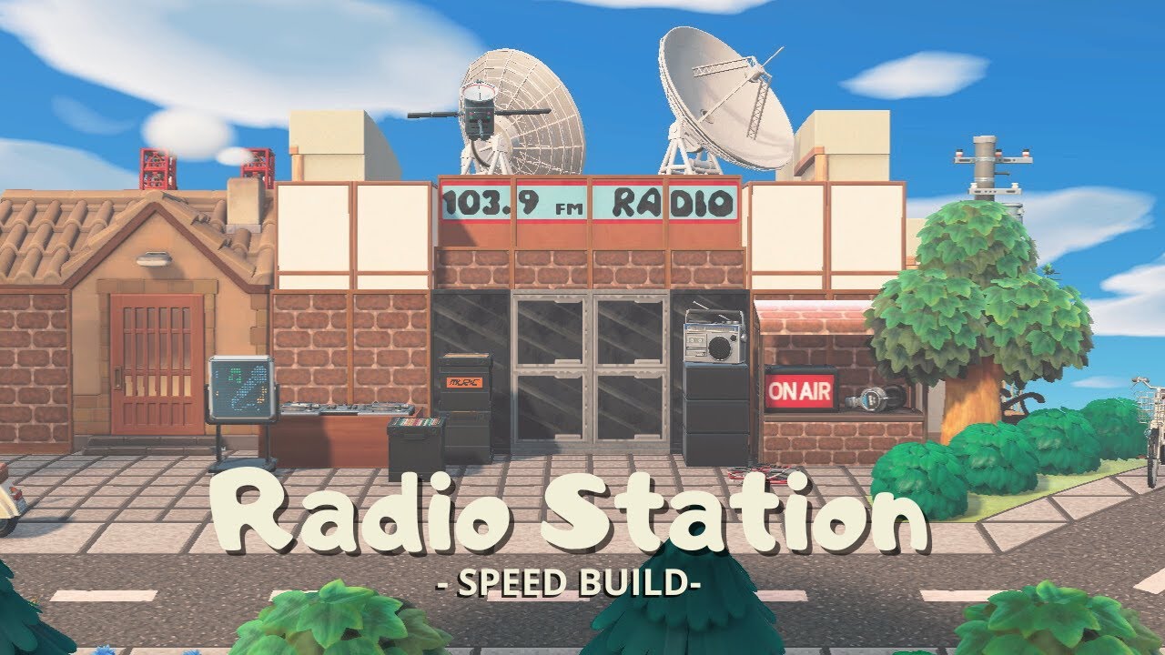 Radio Station - Speed build - Animal Crossing New Horizons