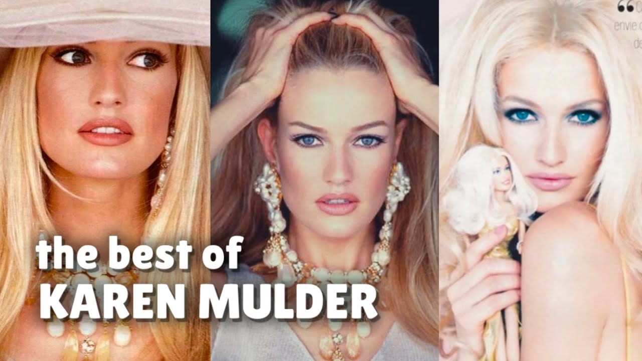 Karen Mulder. The Greatest 90s Supermodel & Real Life Barbie Doll.