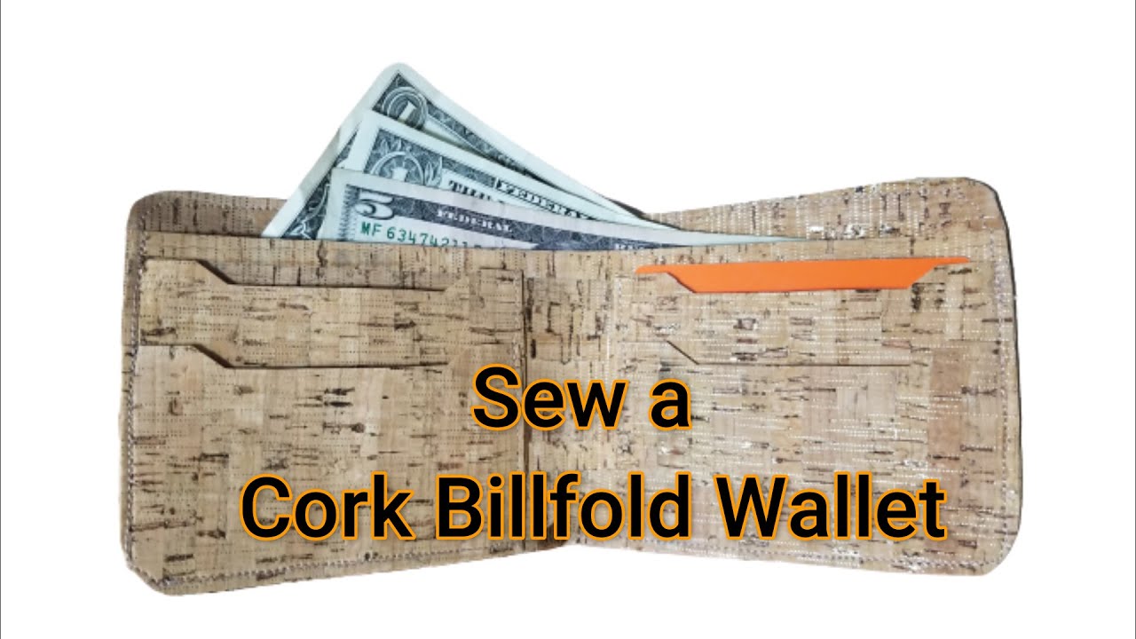 Sew a Cork Billfold Wallet