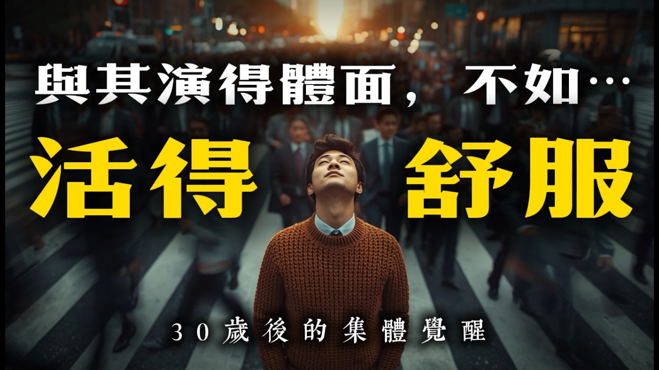 30 歲一定要成功？拆解這場名為「應該」的集體騙局｜老子的不入局哲學