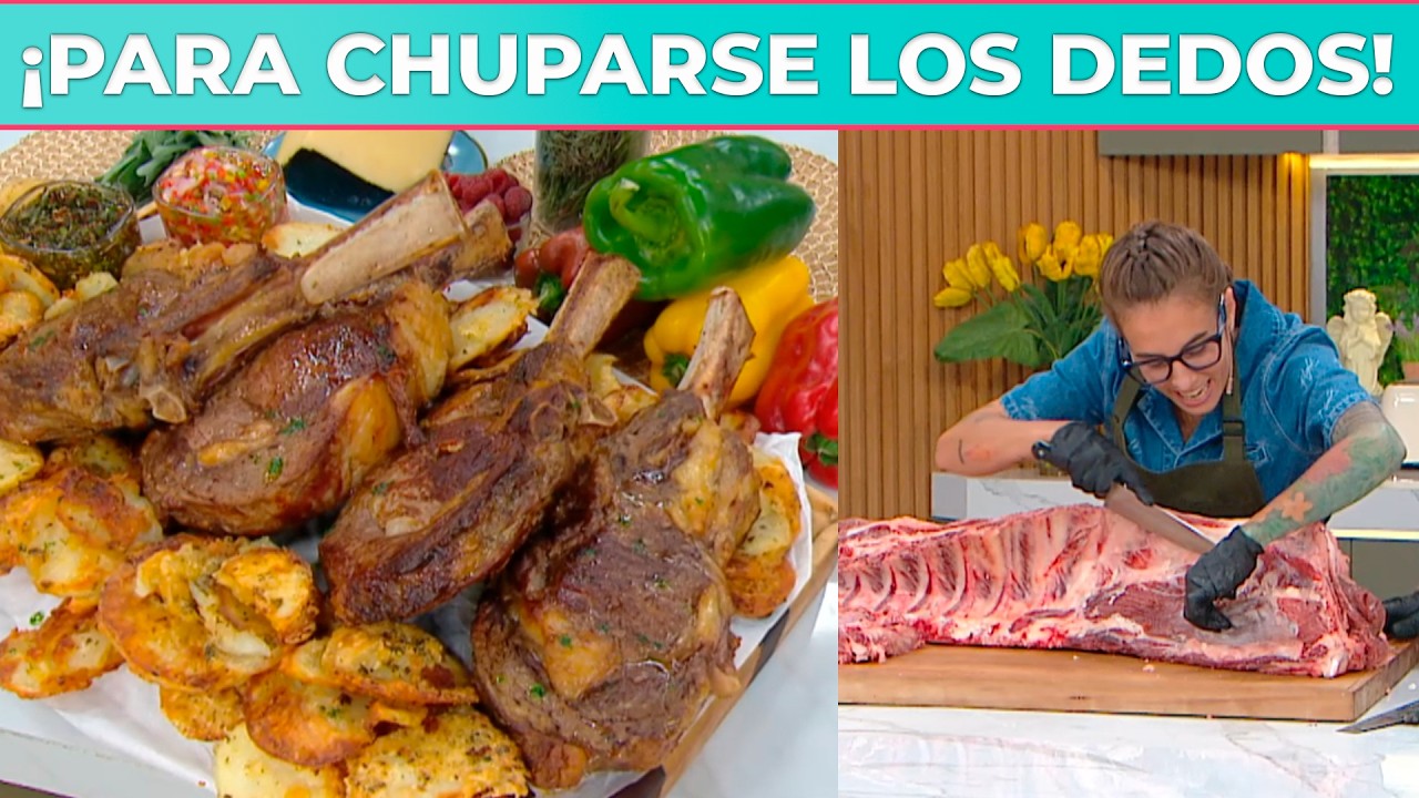 TREN DE BIFE CON PAPAS CROCANTES: Una receta imperdible de la mano de Natu Lalo y Jime Monteverde