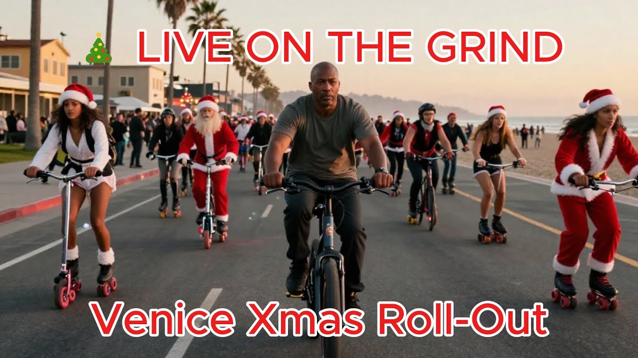LIVE on the Grind 🎄 Venice Xmas Roll-Out | Locals Ride