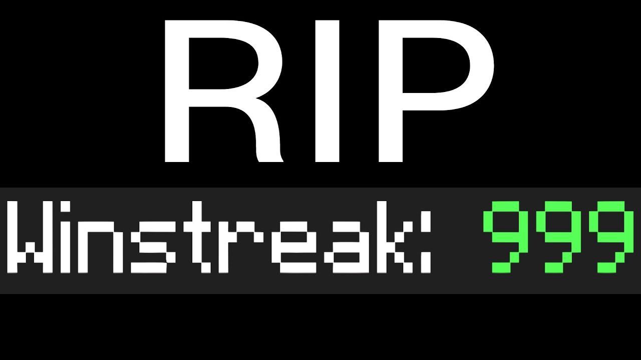 when you lose your bedwars winstreak...