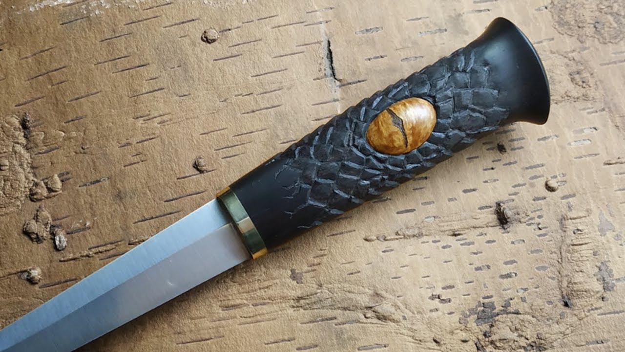 Dragon Eye Puukko - Knife making