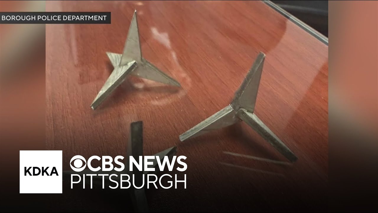 Dangerous tire spikes are flattening tires in Pennsylvania town
