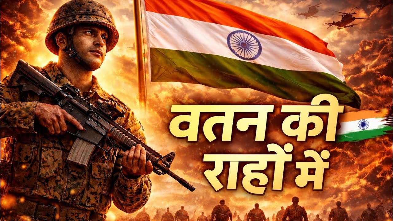 🇮🇳 वतन की राहों में | Heart Touching Desh Bhakti Song 2026 | Indian Army Tribute