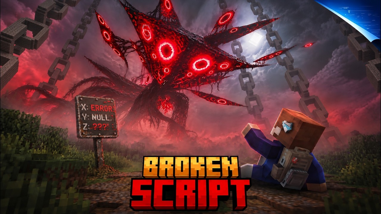 Я ПРЯТАЛСЯ ОТ BROKEN SCRIPT В МИРЕ ГИГАНСКИХ ЦЕПЕЙ В МАЙНКРАФТ!
