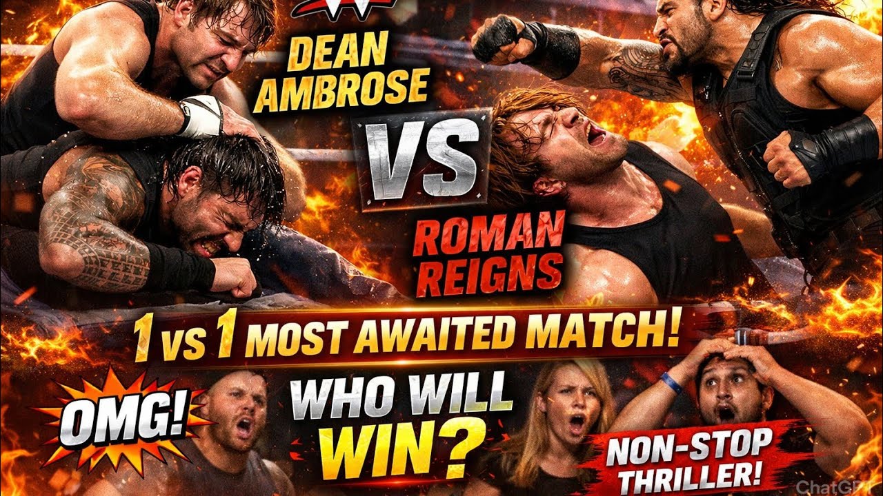 BROTHER WAR 😱 Ambrose vs Reigns — The FINAL SHOWDOWN!