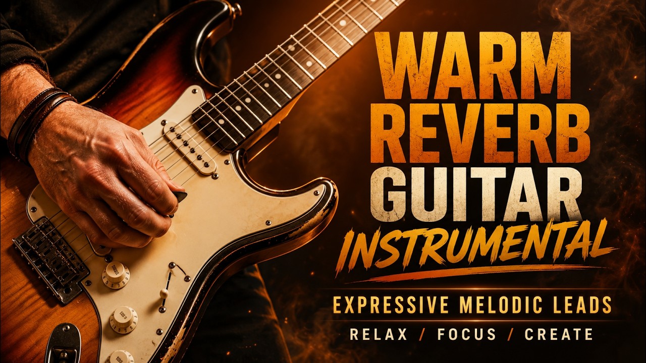 Warm Reverb Guitar Instrumental | Expressive Melodic Leads | Relax / Focus / Create