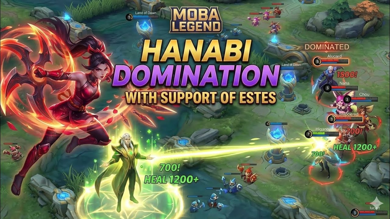 When random Estes supports better than your squad 😳💚 Hanabi goes FULL DOMINATION! | MysticFelixYT