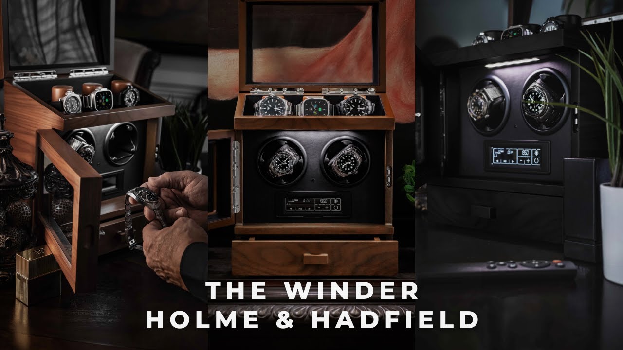 The Only Watch Winder You'll Ever Need | The Winder by Holme & Hadfield