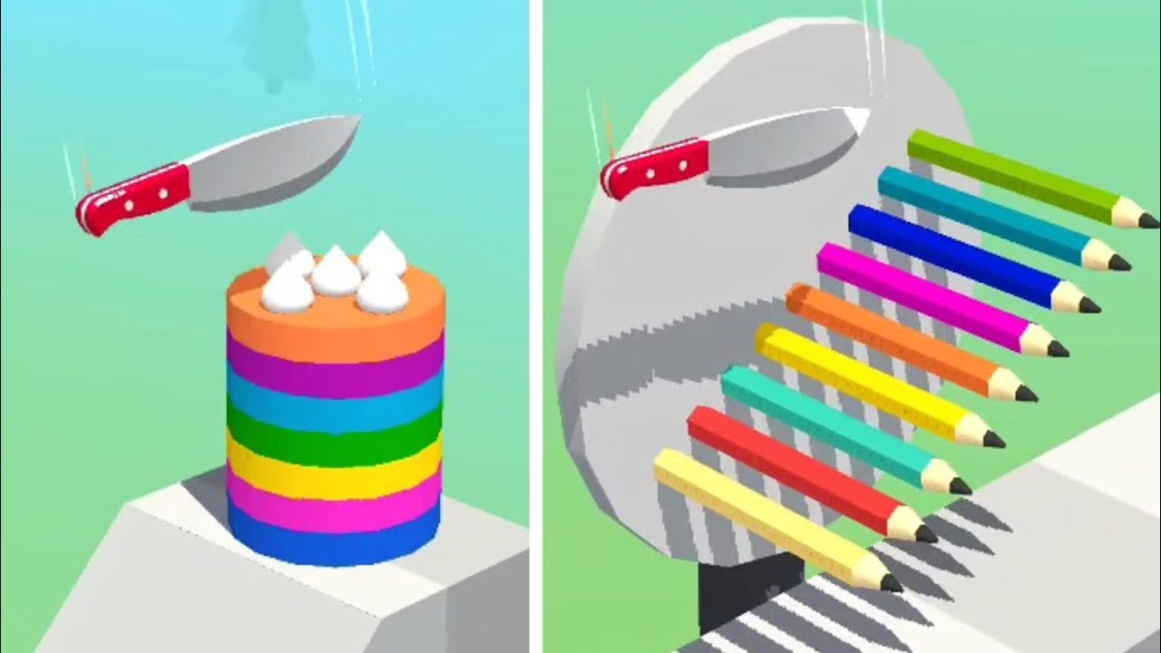 Slice It All Gameplay! Satisfying and Relaxing ASMR Slicing Video NEW UPDATE