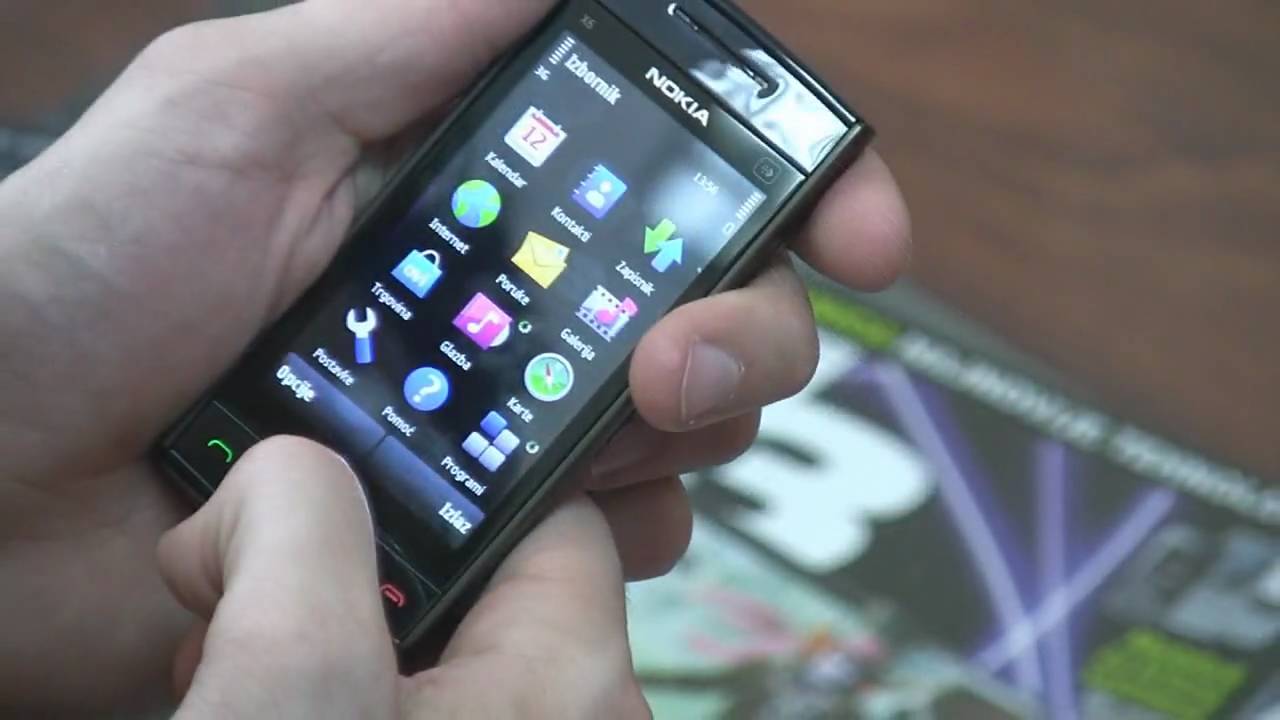 Nokia X6 video test