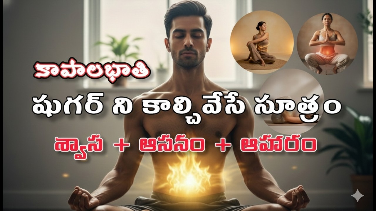 రోజూ 15 నిమిషాలు చేస్తే షుగర్ ఎందుకు తగ్గుతుంది? | Yoga for Diabetes Telugu@LIFEDOOR9