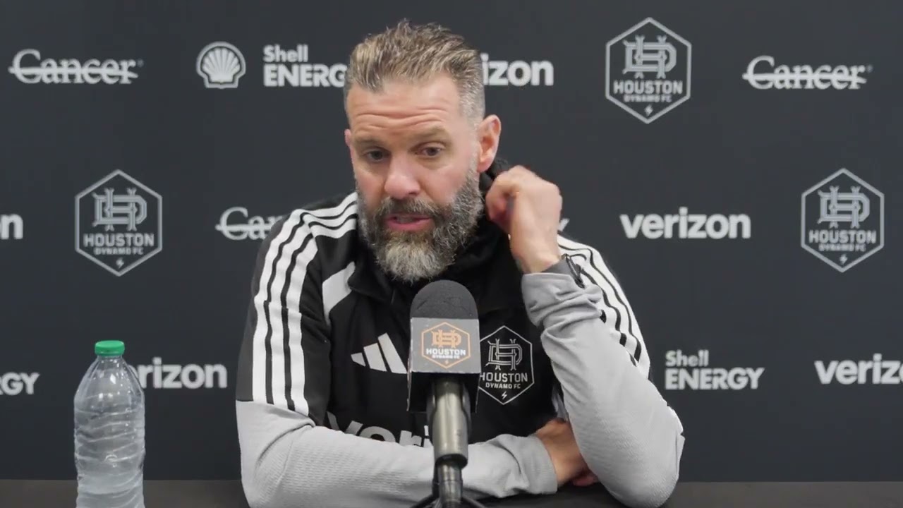Houston Dynamo Head Coach Ben Olsen Preview Match v FC Dallas. 3/20/26