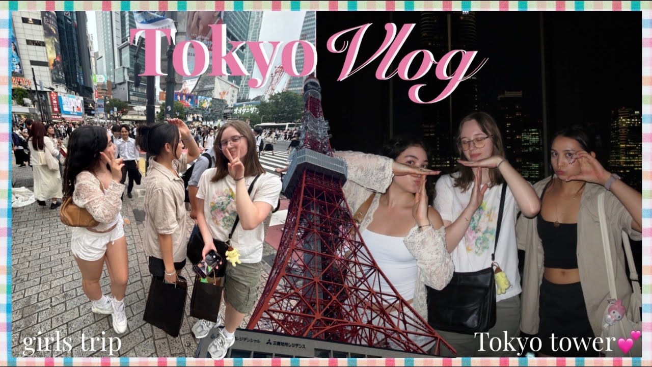 Girls trip to JAPAN˚ʚ♡ɞ˚ | explore Harajuku, Shibuya, and Tokyo Tower + free concert yay!