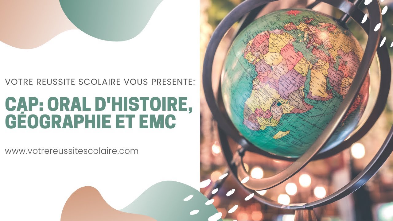CAP: l'oral histoire, géographie et EMC