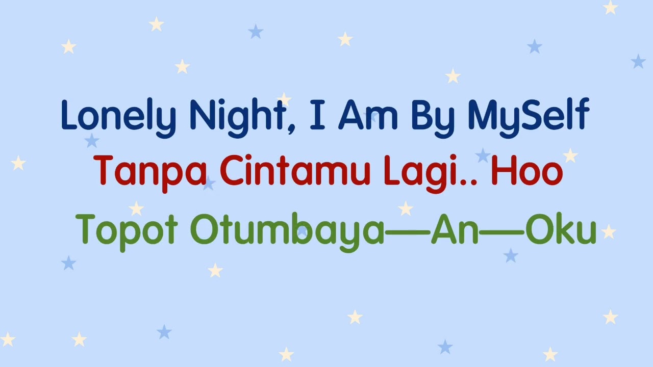 3 BAHASA - Bintang Kehidupan / Stars Of Life / Rombituon Koposionku ( MINUS ONE ) (LIRIK)