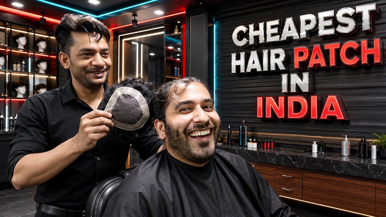 cheapest hair patch in India | baldness/Ganjepan in male | Hair wig | Born Creator