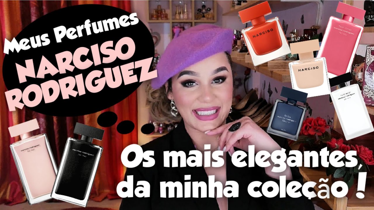 Minha COLEÇÃO de perfumes NARCISO RODRIGUEZ‼️🖤