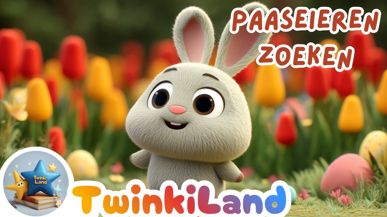 🐰🌷Pasen Kinderverhaal  Paashaas en Paaseieren Zoeken  | Kinderanimatie voor Peuters & Kleuters