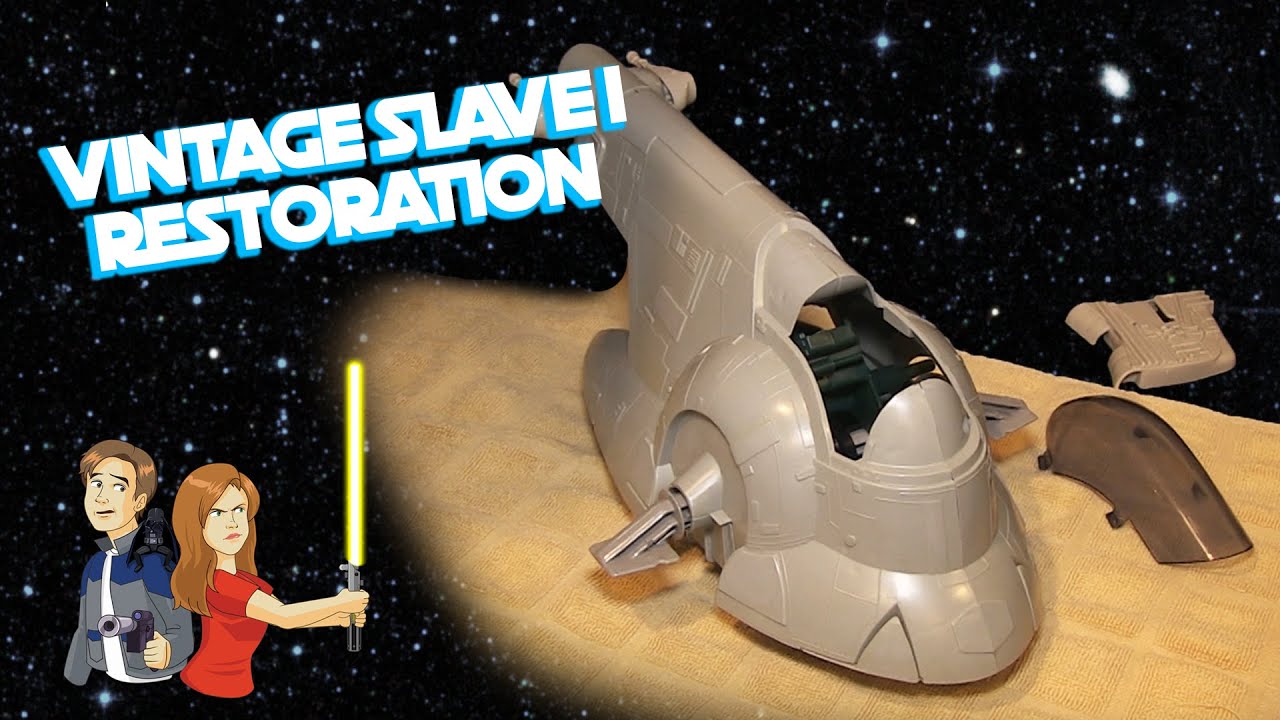 Star Wars Vintage Slave I Restoration - Kenner 1981