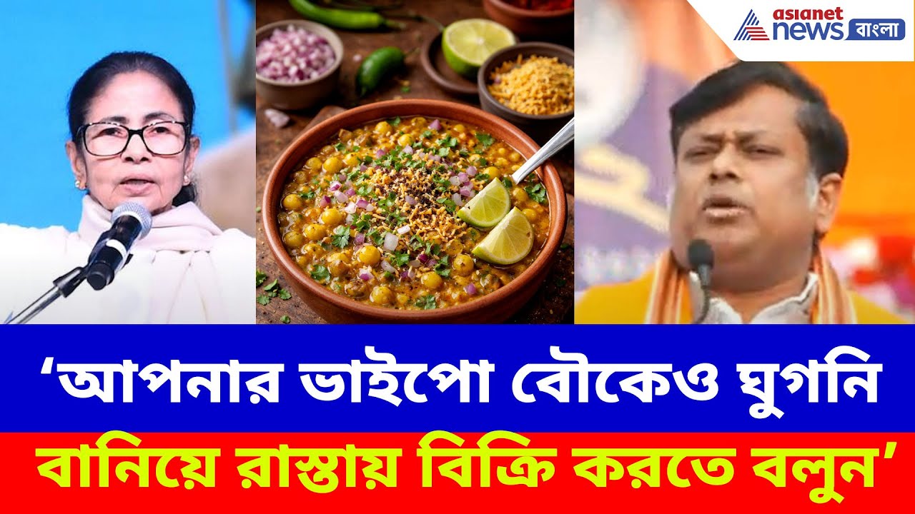 'আপনার ভাইপো বৌকেও ঘুগনি বানিয়ে বিক্রি করতে বলুন', মমতাকে ধুয়ে যা বললেন সুকান্ত | Sukanta on Mamata