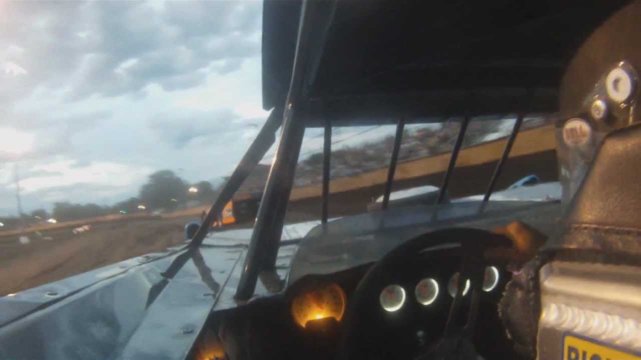 Kyle Logue Fairbury Speedway Late Model Heat Race 8/18/12 *MOBILE FRIENDLY*