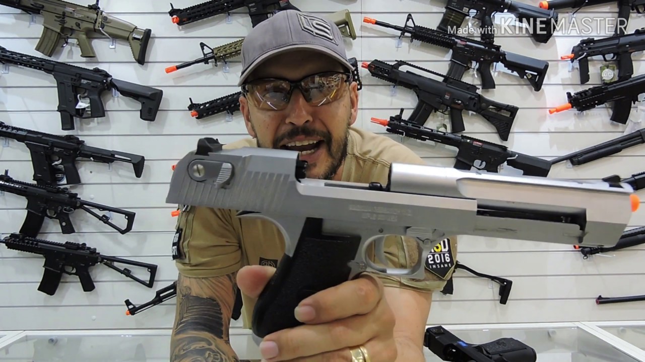 Desert Eagle .50 WE ISSO SIM E BLOW BACK
