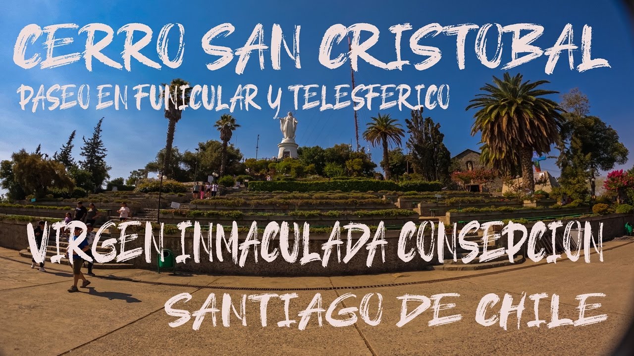 El Mejor Mirador de Santiago: Cerro San Cristóbal en Funicular y Teleférico Ademas su Cafe Tudor
