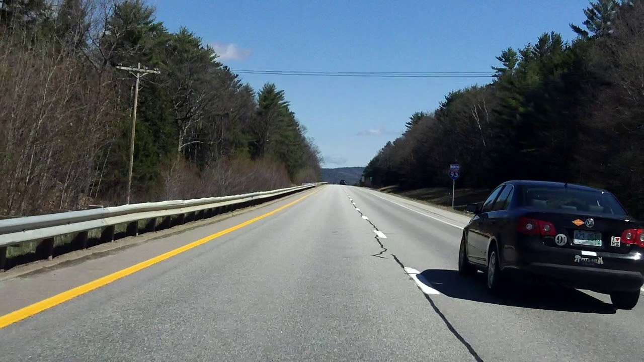 Interstate 93 - New Hampshire (Exits 20 to 23) northbound