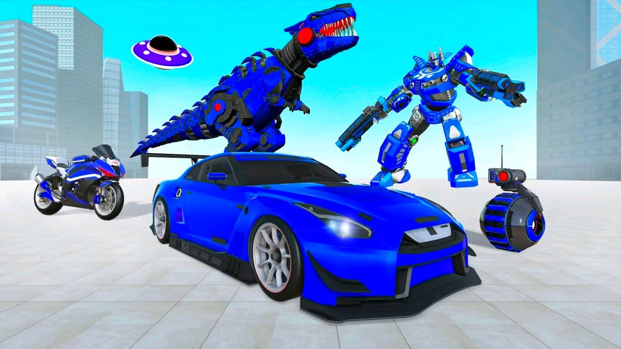 Dino Transform Robot Games - Animal Delivery Android,iOS
