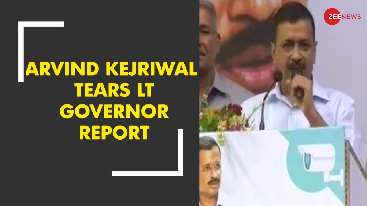 5W1H: Arvind Kejriwal tears Lt Governor report in Delhi's Indira Gandhi Stadium