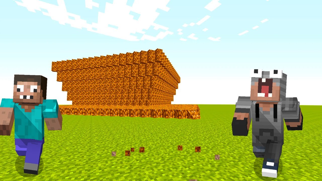 НУБ И ПРО ПРОТИВ ЦУНАМИ ИЗ ЗЕМЛИ В МАЙНКРАФТ КАК ВЫЖИТЬ НУБУ И ПРО MINECRAFT 100% ТРОЛЛИНГ ЛОВУШКА