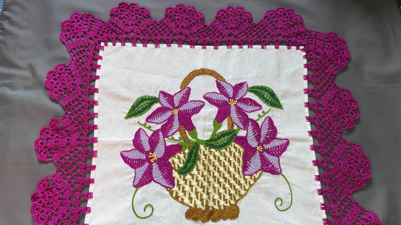 🌼SENSACIONAL PUNTILLA GRANDE PARA SERVILLETAS🩷 PUNTILLAS FÁCILES 695