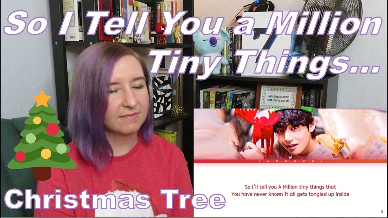 POET REACTS to V CHRISTMAS TREE Lyrics