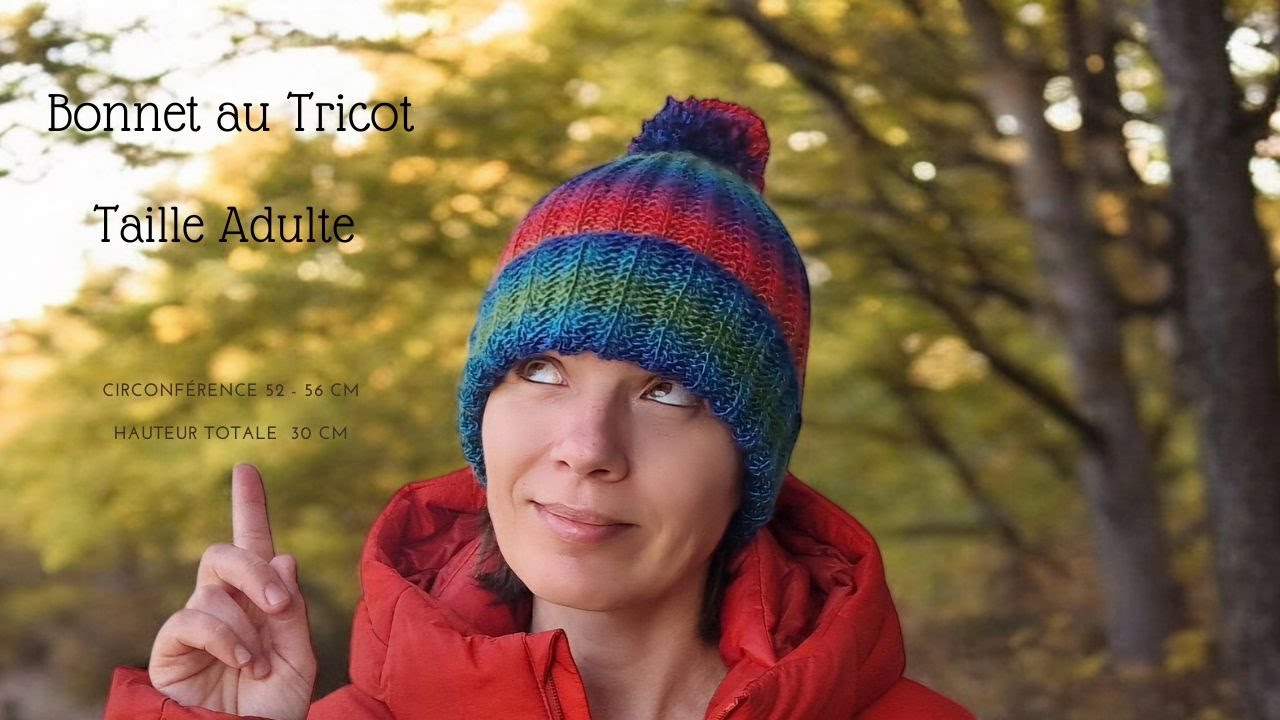 Bonnet tricot facile a faire 